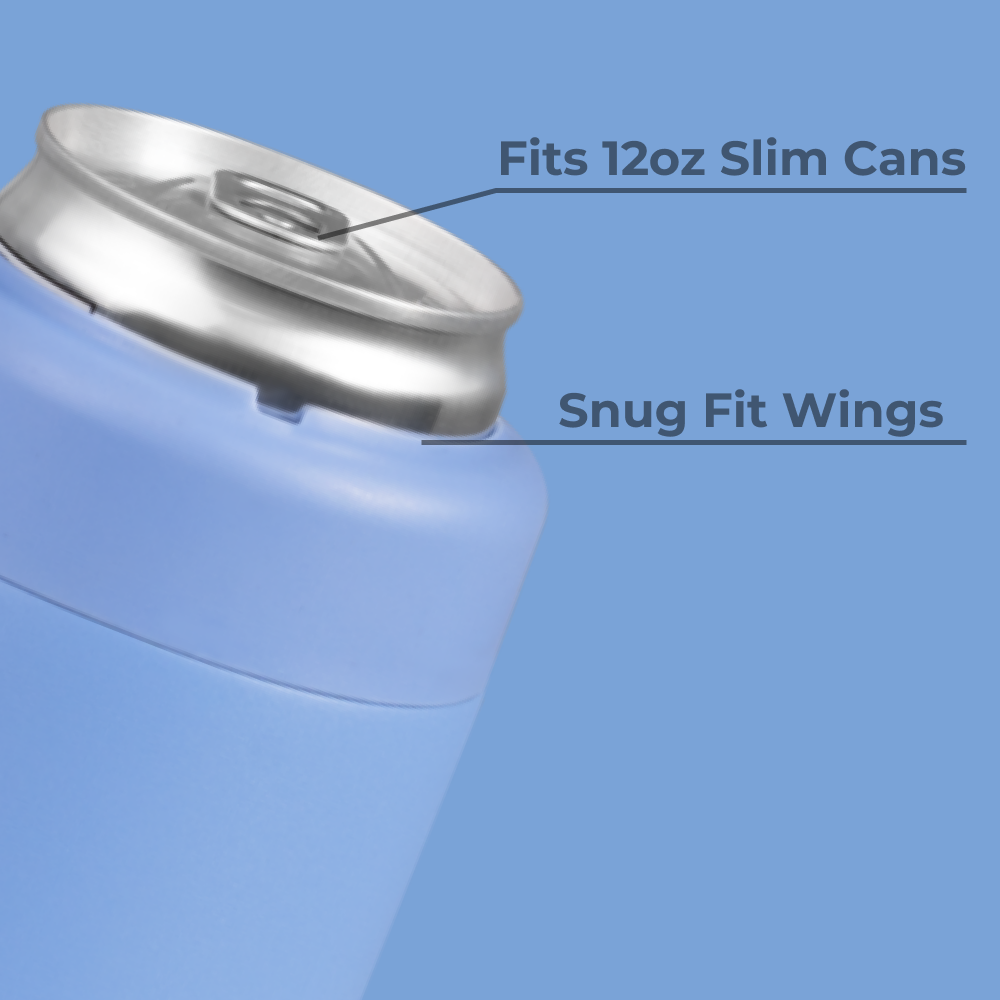 Light Blue - Can Cooler (Slim)